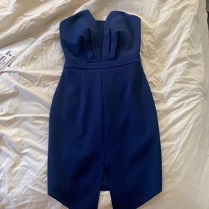 Strapless cocktail dress